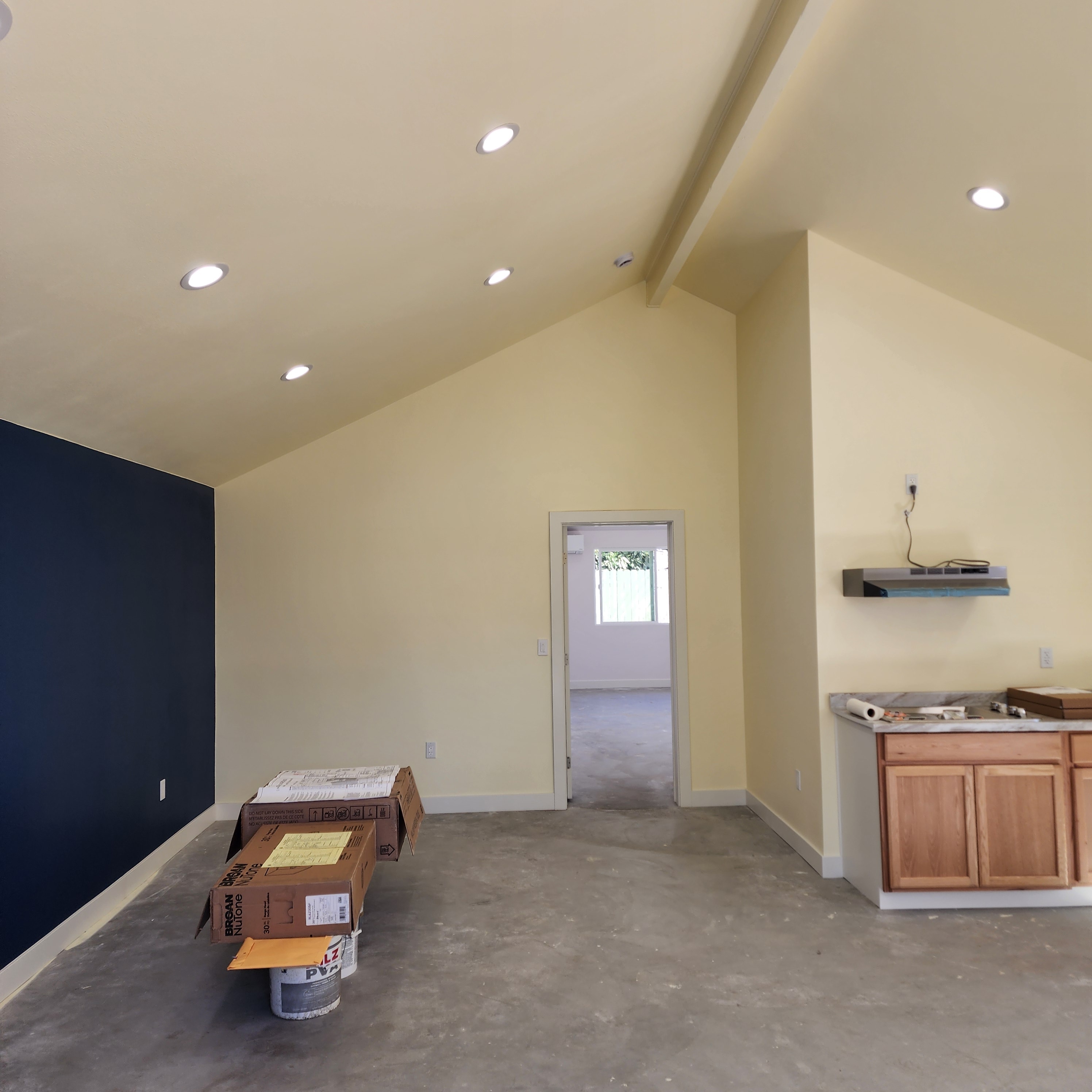 Modern ADU - Fountain Valley - Main project image showing 1,200 sq ft energy-efficient home addition with contemporary design.